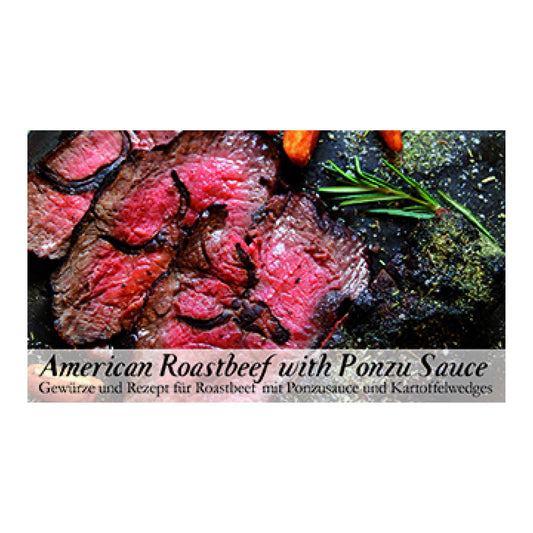 Gewürzkasten mit gewürzen für American Roastbeef, Ideal als Geschenk,  fürs Grillen