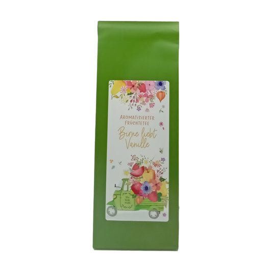 Birne liebt Vanille, loser Früchtetee, In der Schmucktüte, Schäfer Gewürze