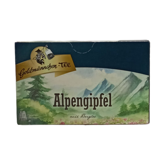 Alpengipfel Kräutertee, Goldmännchen Tee, von Schäfer Gewürze, Aufgußbeutel