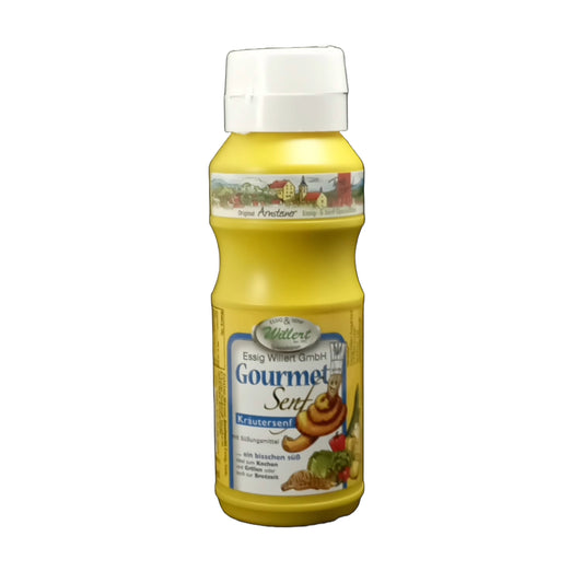 Willert Gourmet Senf mit Kräutern 500ml