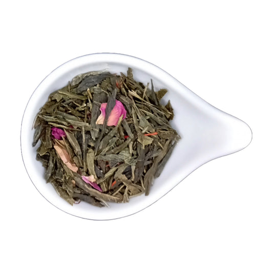 Erdbeere Grüner Tee aromatisiert