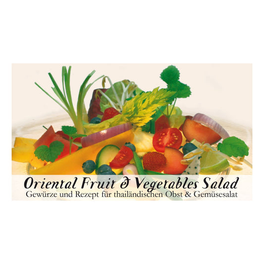 Oriental Fruit & Vegetable Salad-Gewürzkasten