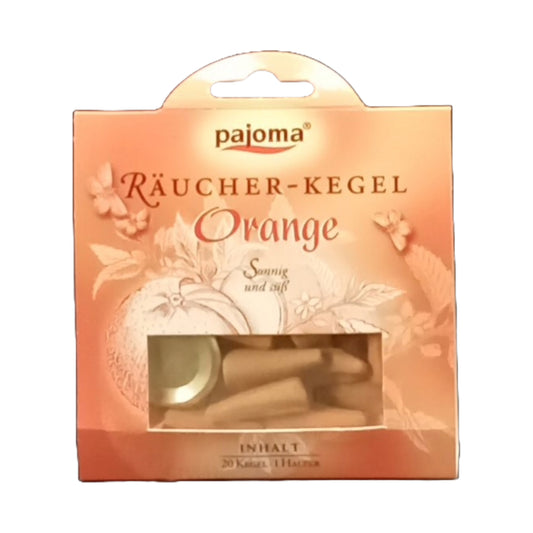 Pajoma Räucherkegel Orange 20 Stück