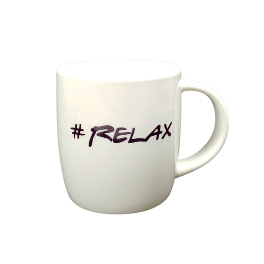 Tasse "#Relax", Porzellan
