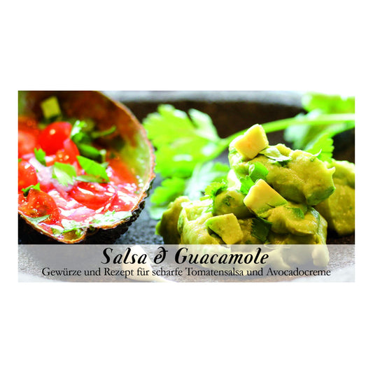 Salsa & Guacamole-Gewürzkasten