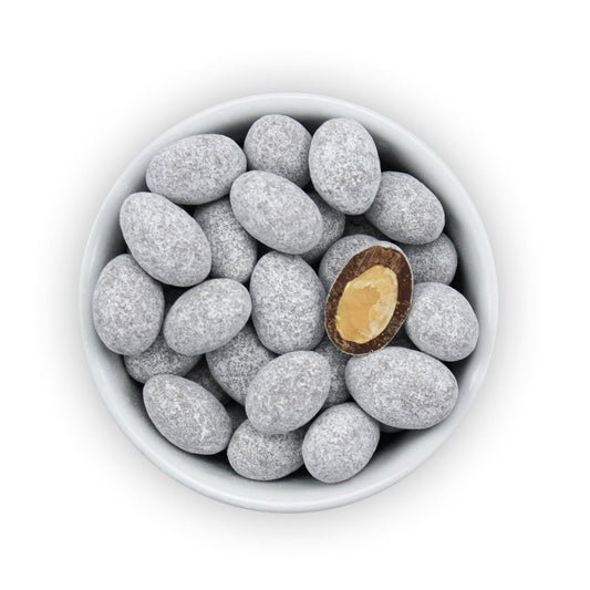 Schneemandeln in Vollmilchschokolade 150g