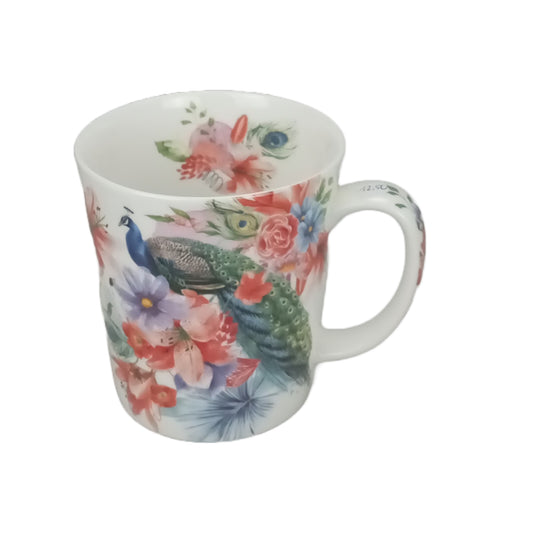 Becher Blütenfantasie Porzellan, Tasse,