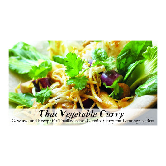 Thai Vegetable Curry Gewürzkasten