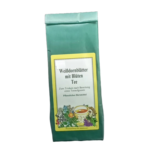 Weißdornblätter mit Blüten Tee 60g