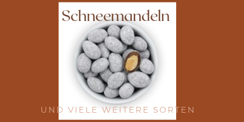 Schokolierte  Nüsse und Früchte