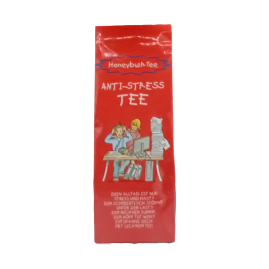 Antis Stress Tee, loser honeybusch Tee, verpackt in einer Schmucktüte, von der Firma Tee Maass