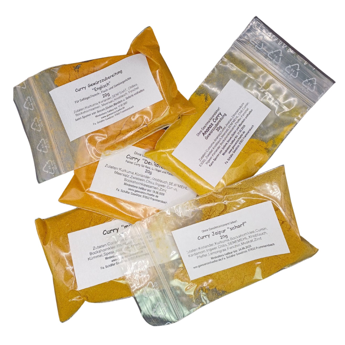 Curry Probier Set 100g