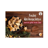 Postkarte "Frohe Weihnachten" Trinkschokolade 20g