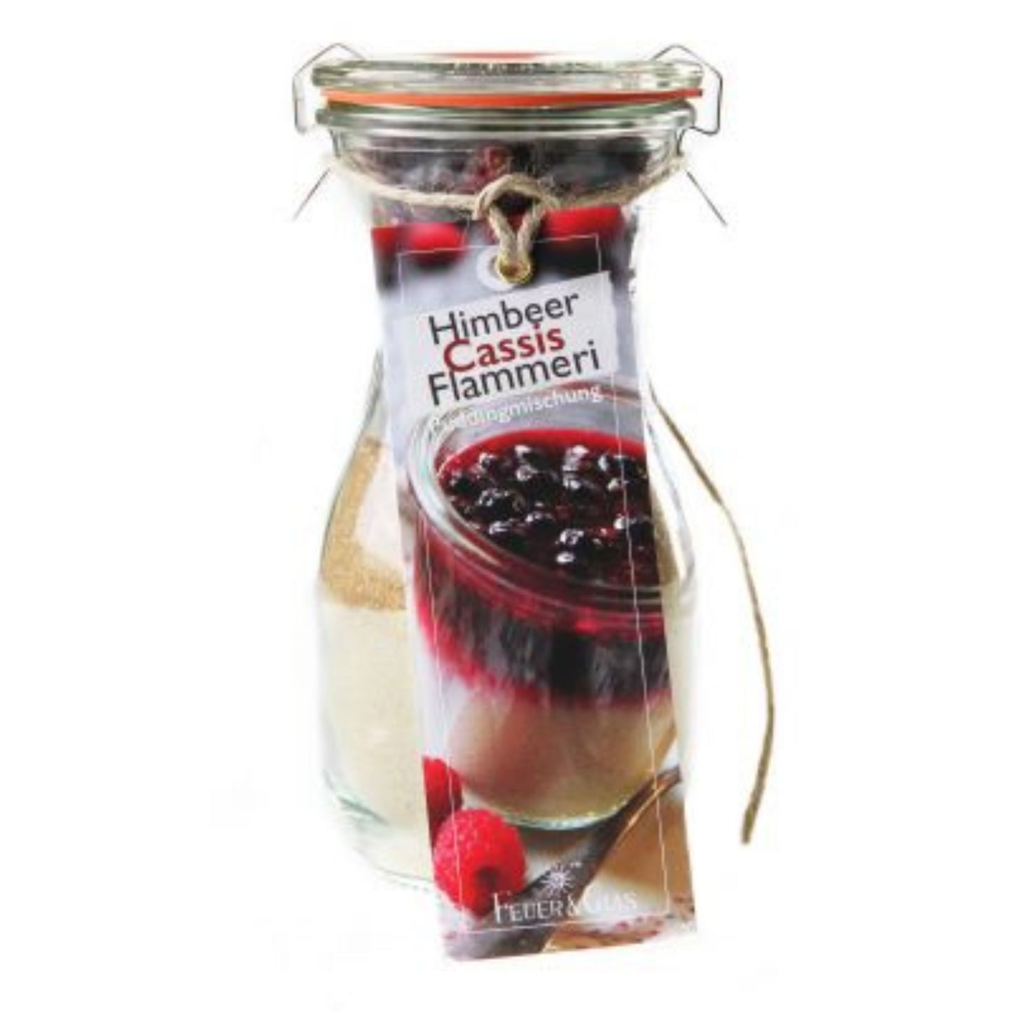 Himbeer Cassis Flammeri Mini (250 ml)