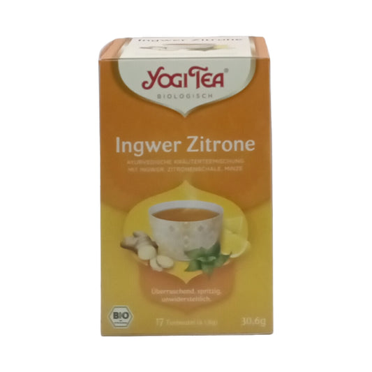 YogiTea Ingwer Zitrone 17 Teebeutel (30,6 g)