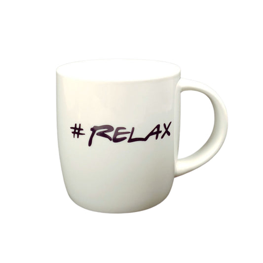 Tasse "#Relax", Porzellan