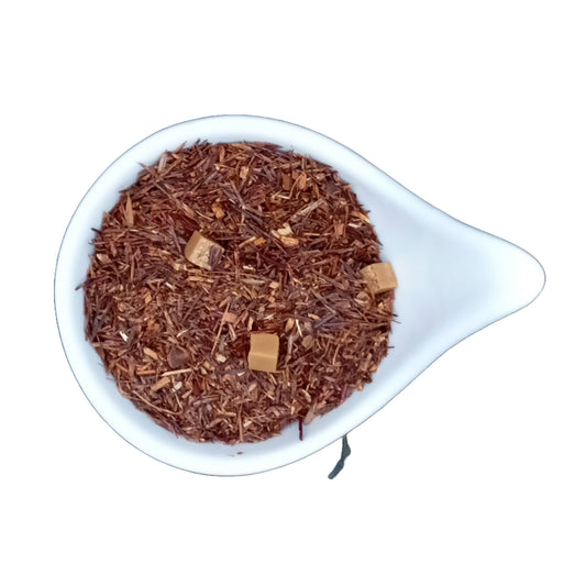 Sahne Karamell Rotbuschtee aromatisiert