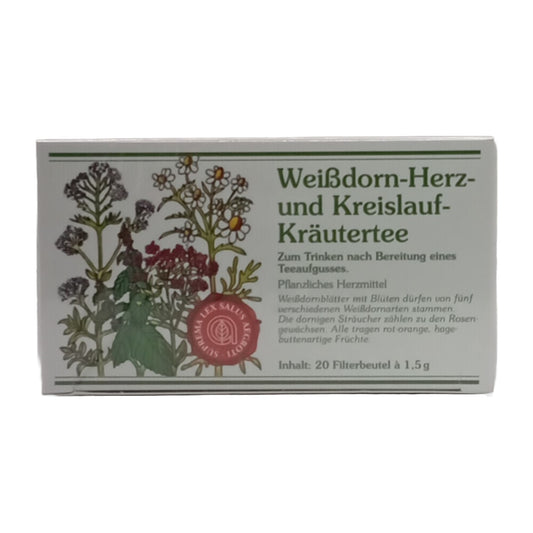 Weißdorn Herz- und Kreislauf-Tee 20 Teebeutel (30 g)