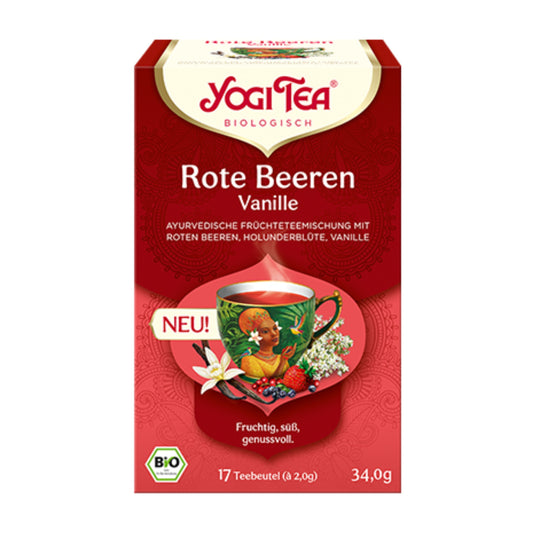 YogiTea Rote Beeren Vanille 17Teebeutel (34g)