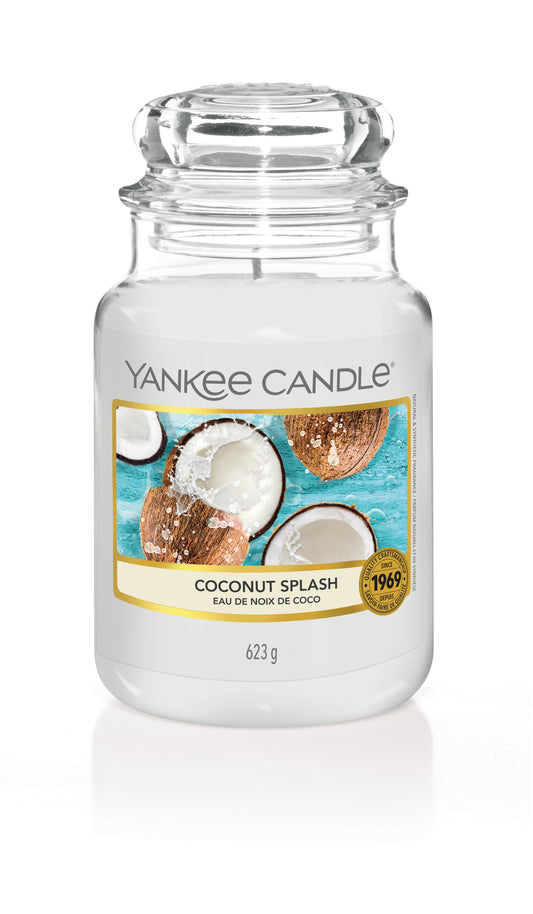 Yankee Candle, Kerze, Houewarmer, Kerze im Glas, Duftkerze, Coconut Splach, Kokosnuss,  Schäfer Gewürze