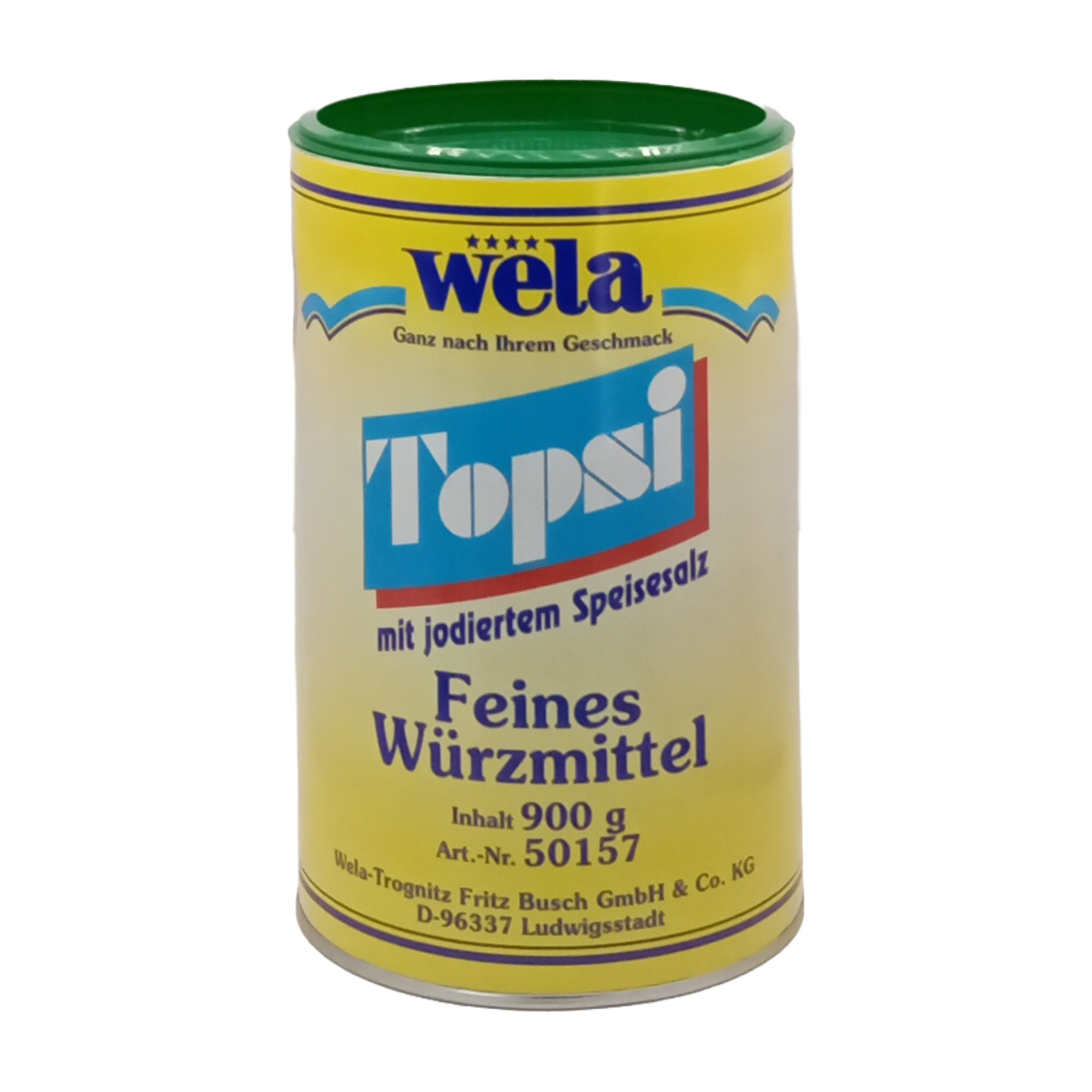 Wela Topsi Streuwürzmittel mit jodiertem Speisesalz – Schäfer Gewürze